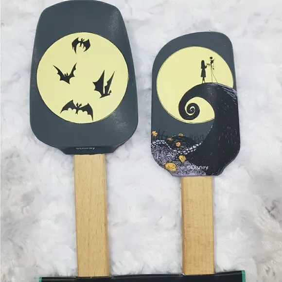 Disney Nightmare Before Christmas Silcone Spatula and Spoon Set Tim Burton