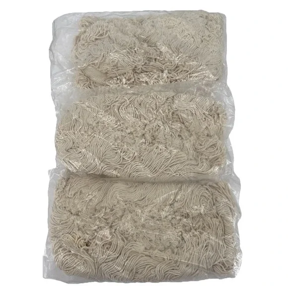 Lot Of 3 Vintage Cotton Dust Mop Heads AMCO-303 9x6 And Another Sanfordized 9x4