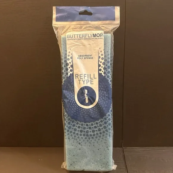 Butterfly Sponge Mop Refill‎ Type l Absorbent Poly Sponge L C Industries New