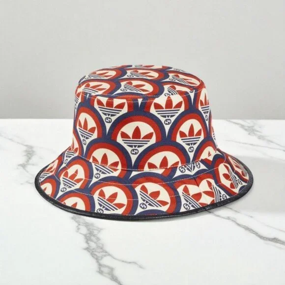 NWT Gucci x Adidas Bucket Hat Red/Blue Size M