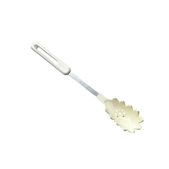 Vintage Bonny USA Pasta Server Cream Nylon Stainless Steel Spaghetti Fork Spoon