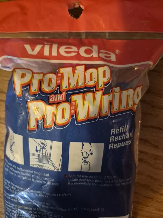 Vileda Pro Mop Pro Wring Refill Mop Head - New Old Stock, Discontinued 2002/2003