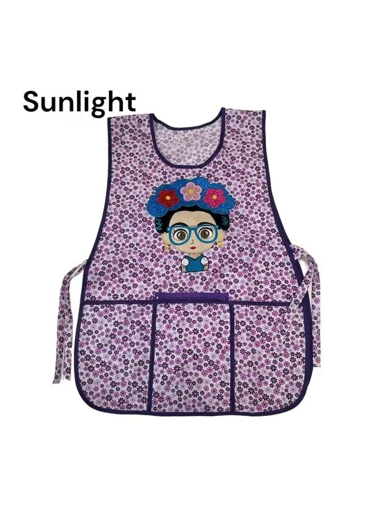 Apron Women Classic Embroidered Mexican Artisan One Size Multiporpuse -NEW