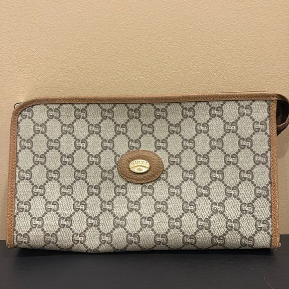 Gucci Supreme Plus Vintage Toiletry Pouch