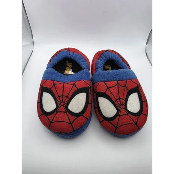 Marvel Spiderman Toddler Boys M (7/8) Slippers