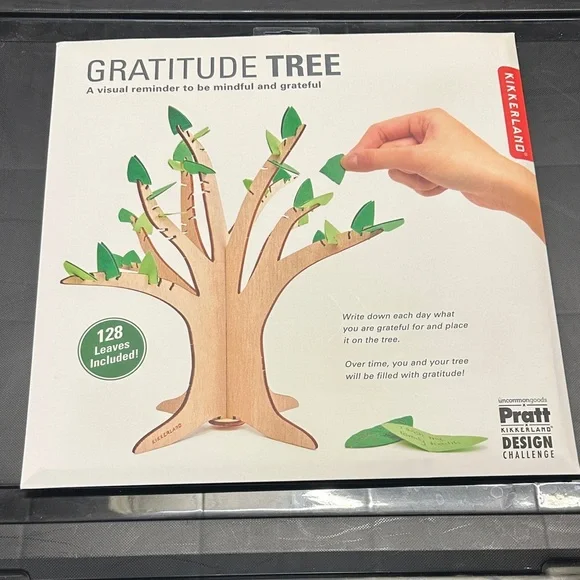 Kikkerland Gratitude Tree New Never Used Unopened