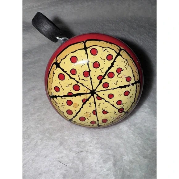 Electra Bike Bicycle BELL Metal Bell‎ Ringer Pizza Pie Domeringer Food Pre Owned