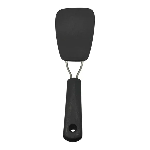 OXO Good Grips Black‎ Silicone Flexible Turner Spatula Stainless Steel Core G72Q