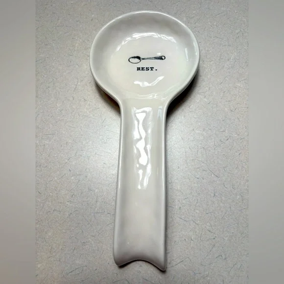 Rae Dunn Artisan Collection Kitchen Utensil Rest Holder