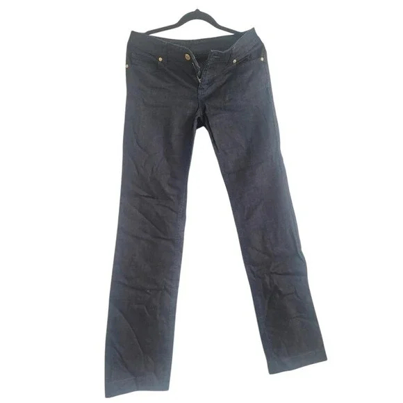 Gucci Mens Dark Wash Straight Leg Denim Jeans Made in Italy Size 8-10 US Indigo