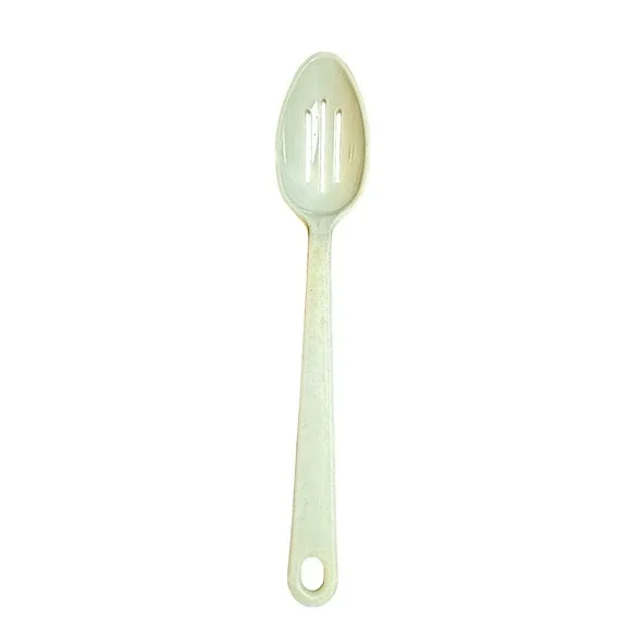 Tailor Made Products White Nylon Slotted Spoon Vintage Kitchen Utensil 11.5