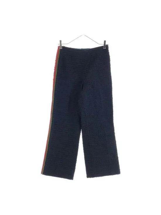 Gucci Tweed Trousers Pants Black Zaa0