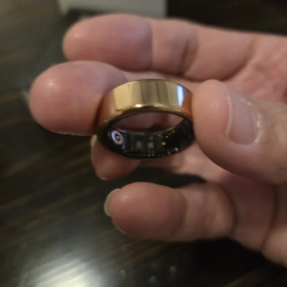 Advanced Smart Ring - Sleek Rose Gold Design