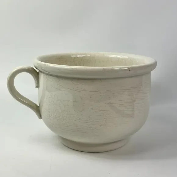 Vintage Boch Belgium Chamber Pot Ironstone Glazed Belgium Ware 6