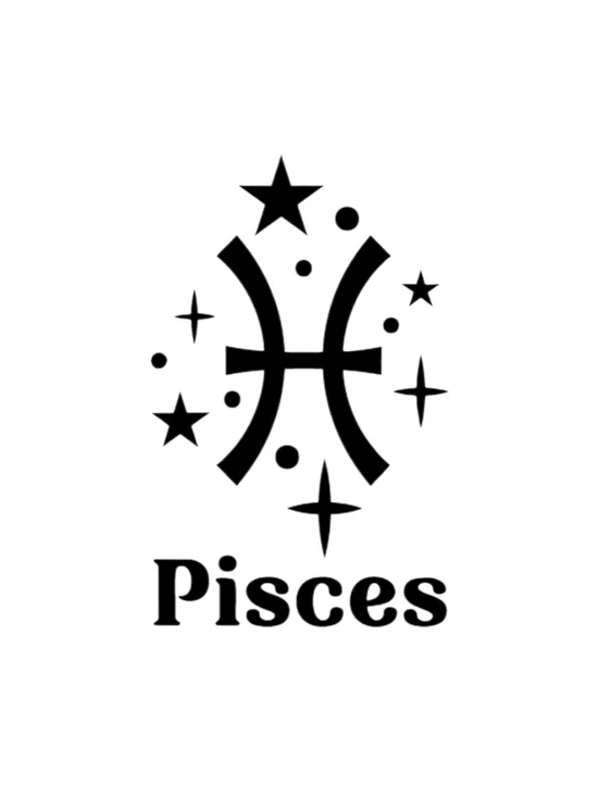 Pisces Horoscope Zodiac Vinyl Graphic Auto Car Laptop Wall Decal Bumper Sticker