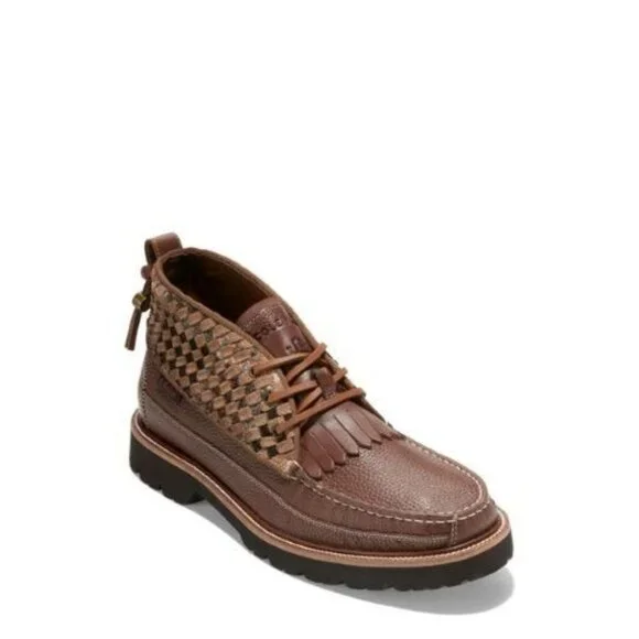 Cole Haan Pendleton American‎ Classics Leather Chukka Boot Chestnut Acadia Plaid