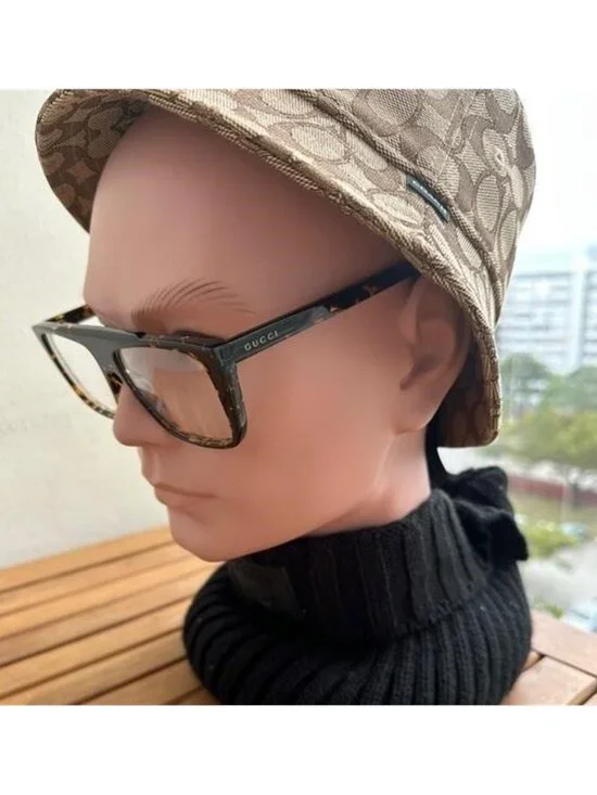 New Authentic Gucci GG1040O 002 Oversized Eyeglasses