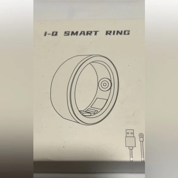 IQ Health Smart Ring Size #9Silver Brand New…#373