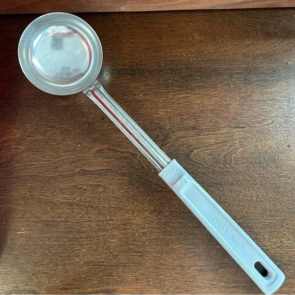 Stainless Steel Measuring Scoop with Gray Handle