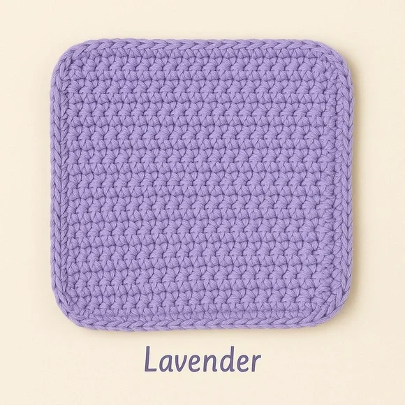 Crochet Washcloth - Handmade Cotton Cloth for Everyday Use