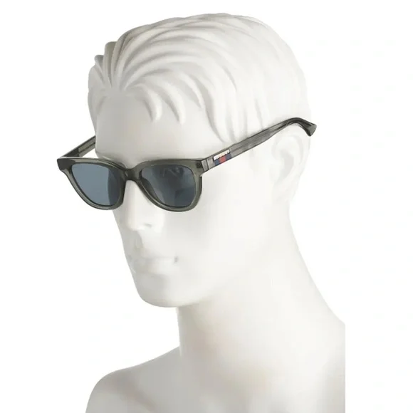 Gucci Sunglasses Gg1116s 003 Clear Gray- Blue Lenses 51-145