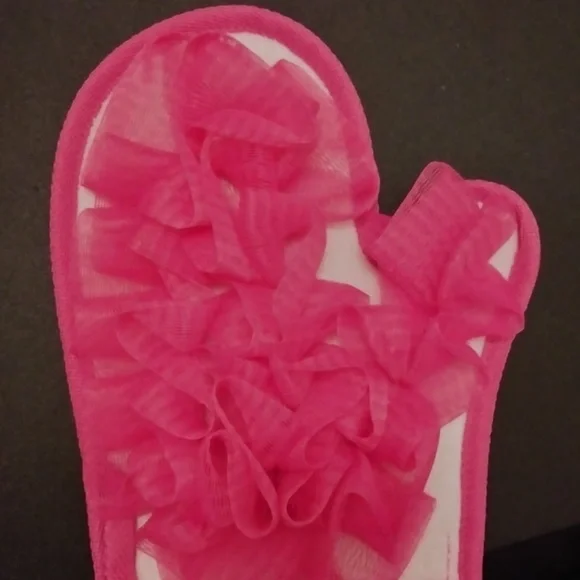 🧽 Hand Mitten Body Scrubber and Cotton Head Cover 🧽