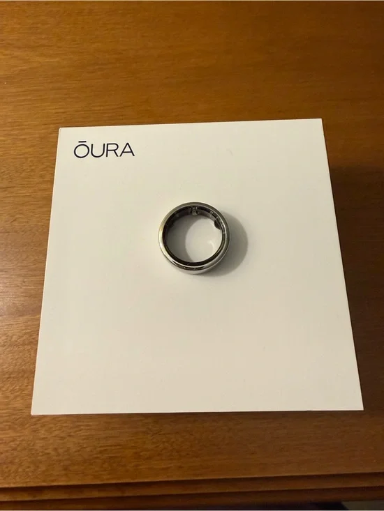 Oura Silver Smart Ring - size 10