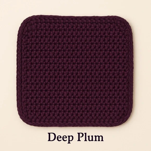 Crochet Washcloth - Handmade Cotton Cloth for Everyday Use