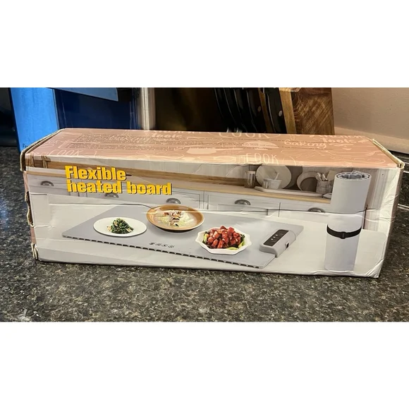 New Electric Warming Tray With Adjustable Temperature Foldable Food Warmer