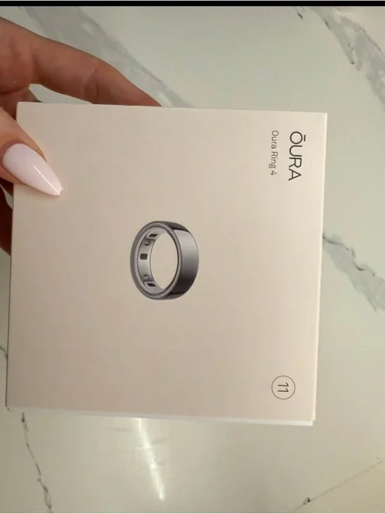 Oura Silver Ring 4 size 11 in Box
