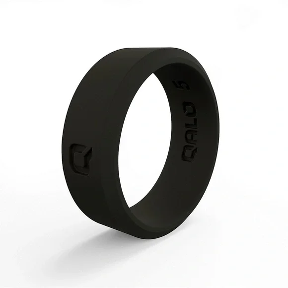 Qalo‎ Dark Silicone Ring