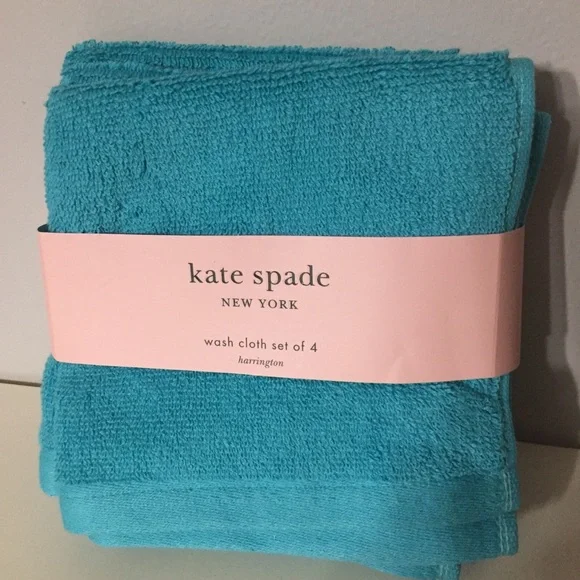 Kate Spade washcloths, NWT