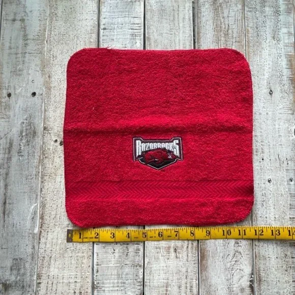 Arkansas College Sports Team Razorbacks Wash Cloth Go Hogs!!!