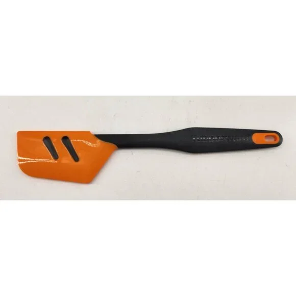 Tupperware‎ KPT Silicone Spatula Scraper Spreader Orange Black
