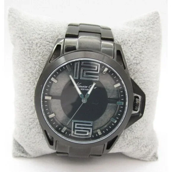 Men's Kenneth Cole New York Quartz WR Analog 49mm Dial Causal Round Watch (G112)