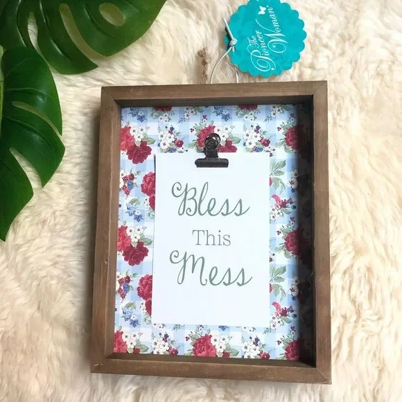 Pioneer Woman Bless This Mess Recipe sign