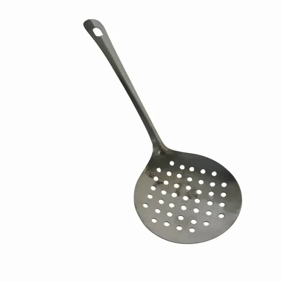 Stainless Steel Kitchen Skimmer Strainer Slotted‎ Spoon 13