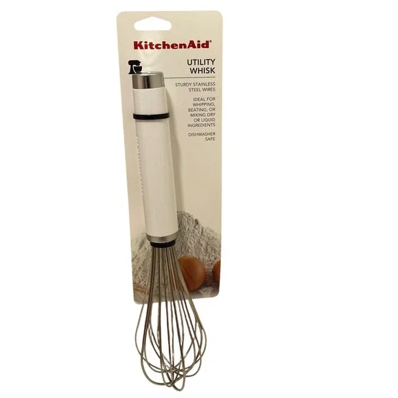 Kitchenaid Utility Whisk White KE060OHWHA NEW with Tags!