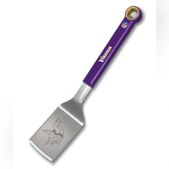 NFL Minnesota Vikings Stainless Steel Grill Spatula With Bottle Opener