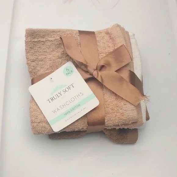 Truly Soft Tan Washcloths Set
