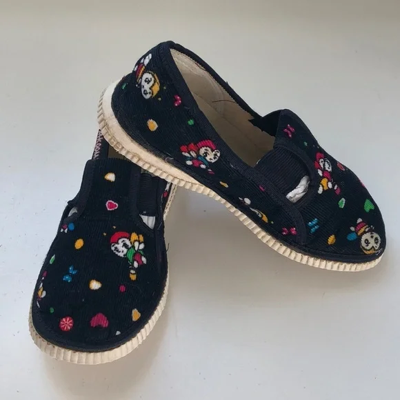 KIDS SUEDE PRINT SHOES SIZE 30
