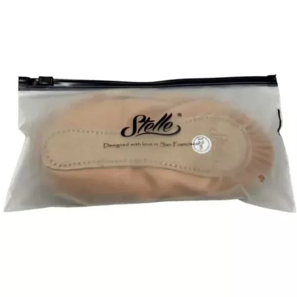 STELLE Ballet Dance Shoes Slippers Youth Size 12 ML Nude Tan Pink‎ Brand New