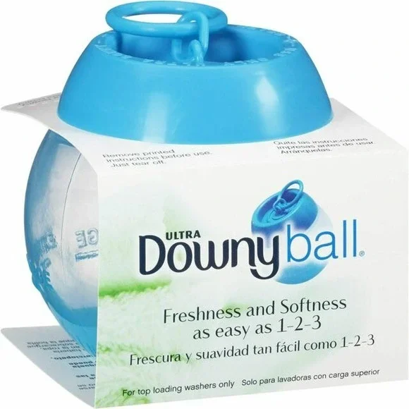 (2) Ultra Downy Ball Fabric Softener Dispenser - Reusable - 2 BALLS