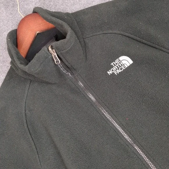 The North Face Fleece‎ Jacket Full Zip Green Mens Size L
