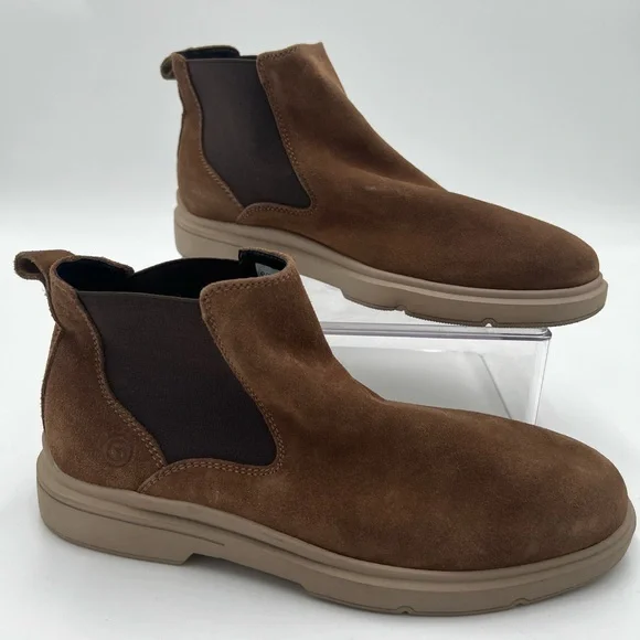 Men's Easy Spirit Brooks‎ Ankle Boot color otter/coffee Bean size 7.5.