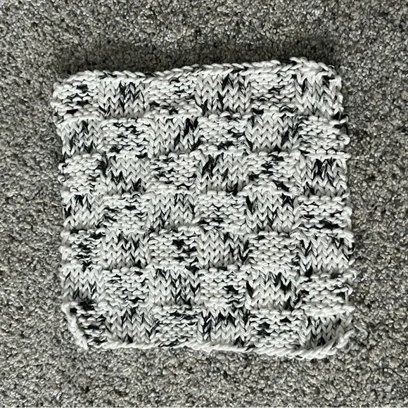 Handmade Knit Washcloth