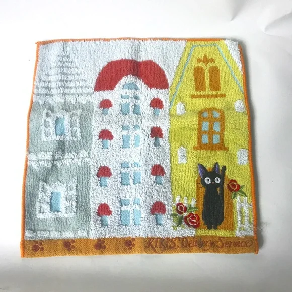 Studio Ghibli Kiki Delivery Service Embroidered Face Towel From Japan