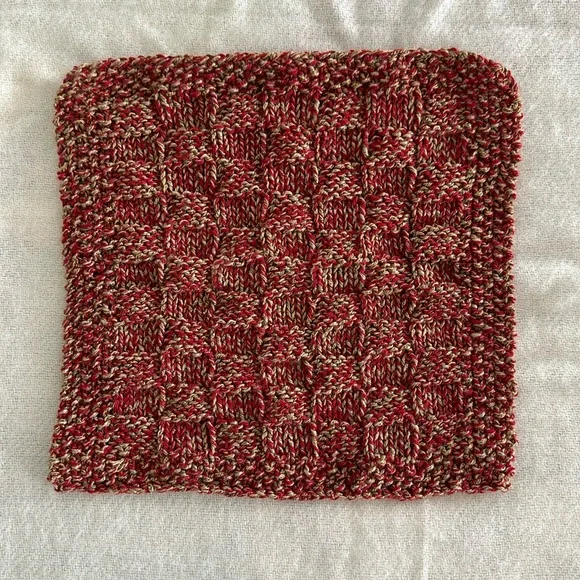 Hand-knit washcloths