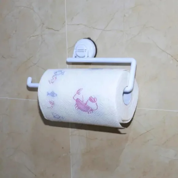 Non Drilling Paper Towel Holder Wall Mount