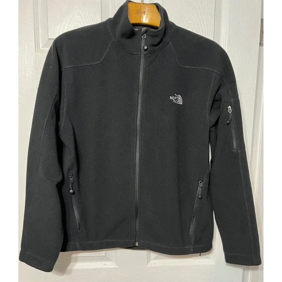 The North Face WindWall Fleece‎ Jacket Full Zip Black Mens L Layering